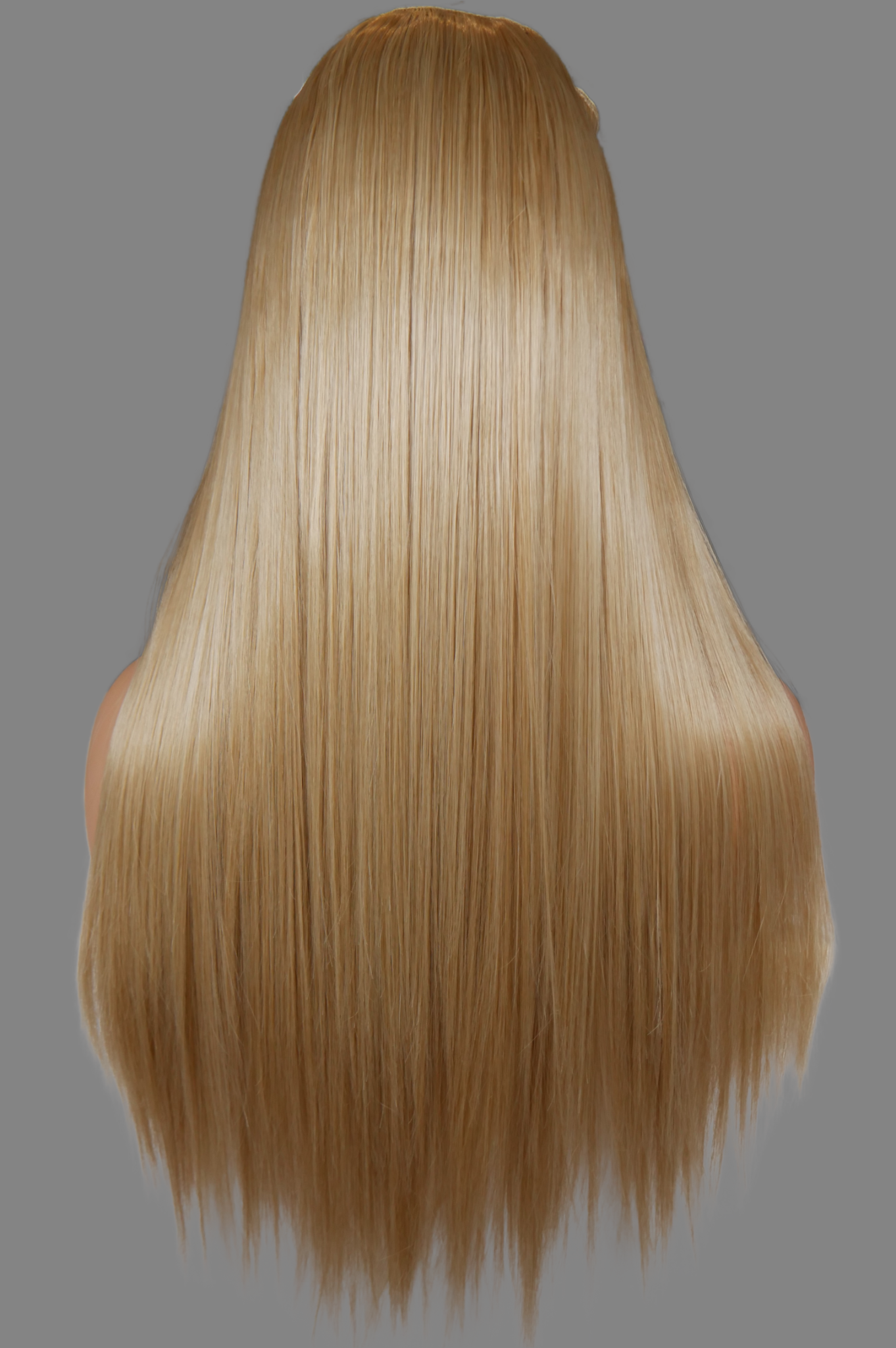 Light Blonde Long Straight Clip-in U-Part Hair Extensions