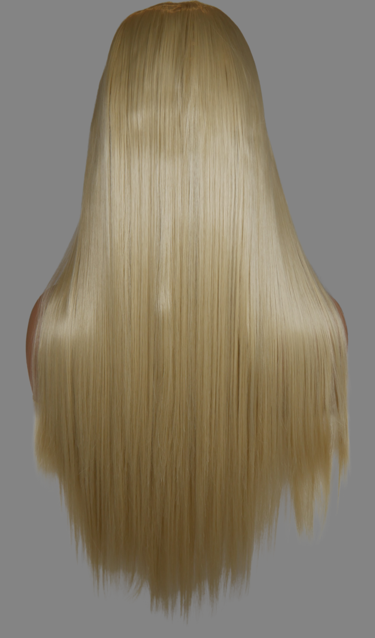 Yellow Blonde Long Straight Clip-in U-Part Hair Extensions