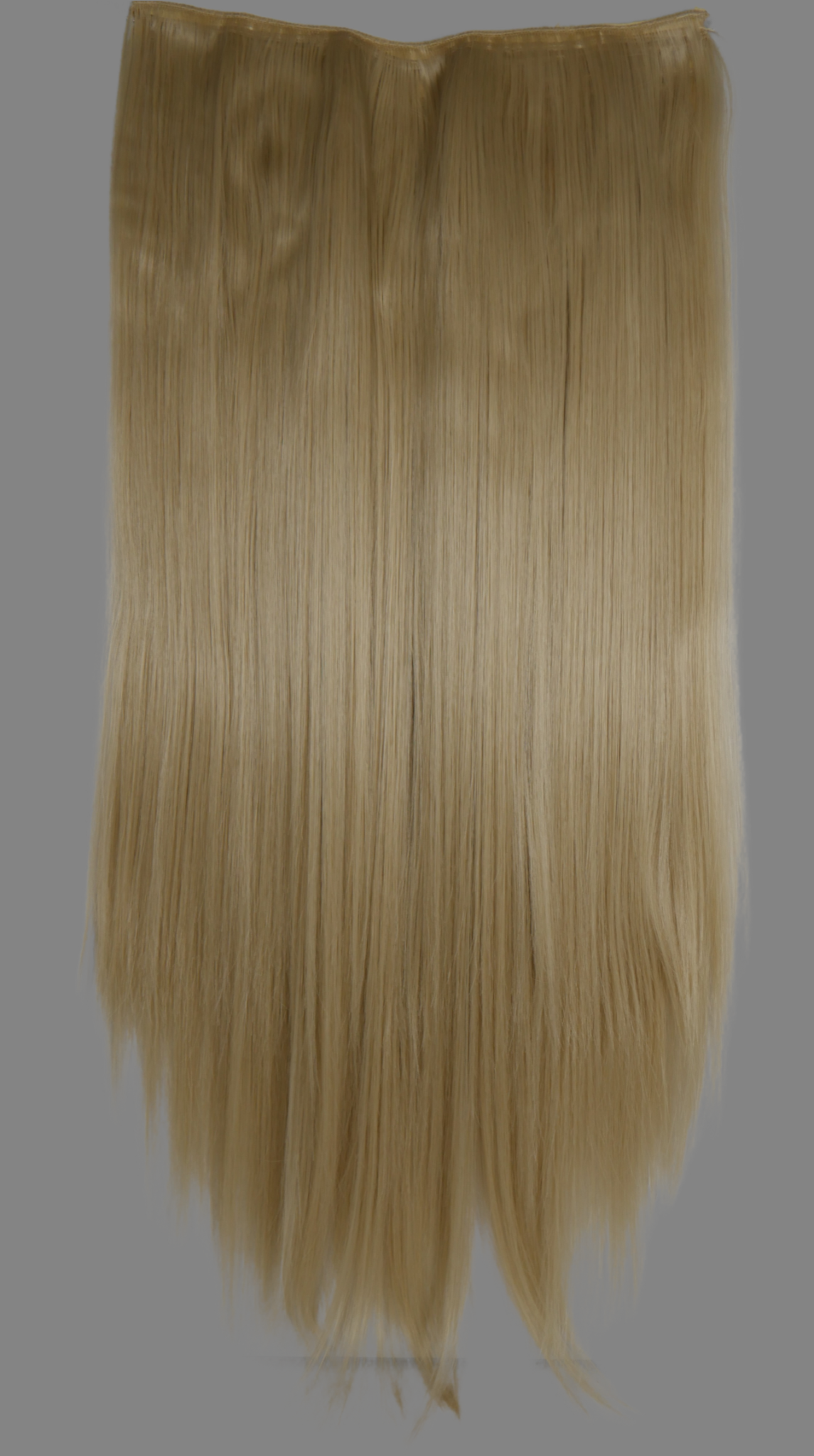 Yellow Blonde Long Straight Clip-in U-Part Hair Extensions