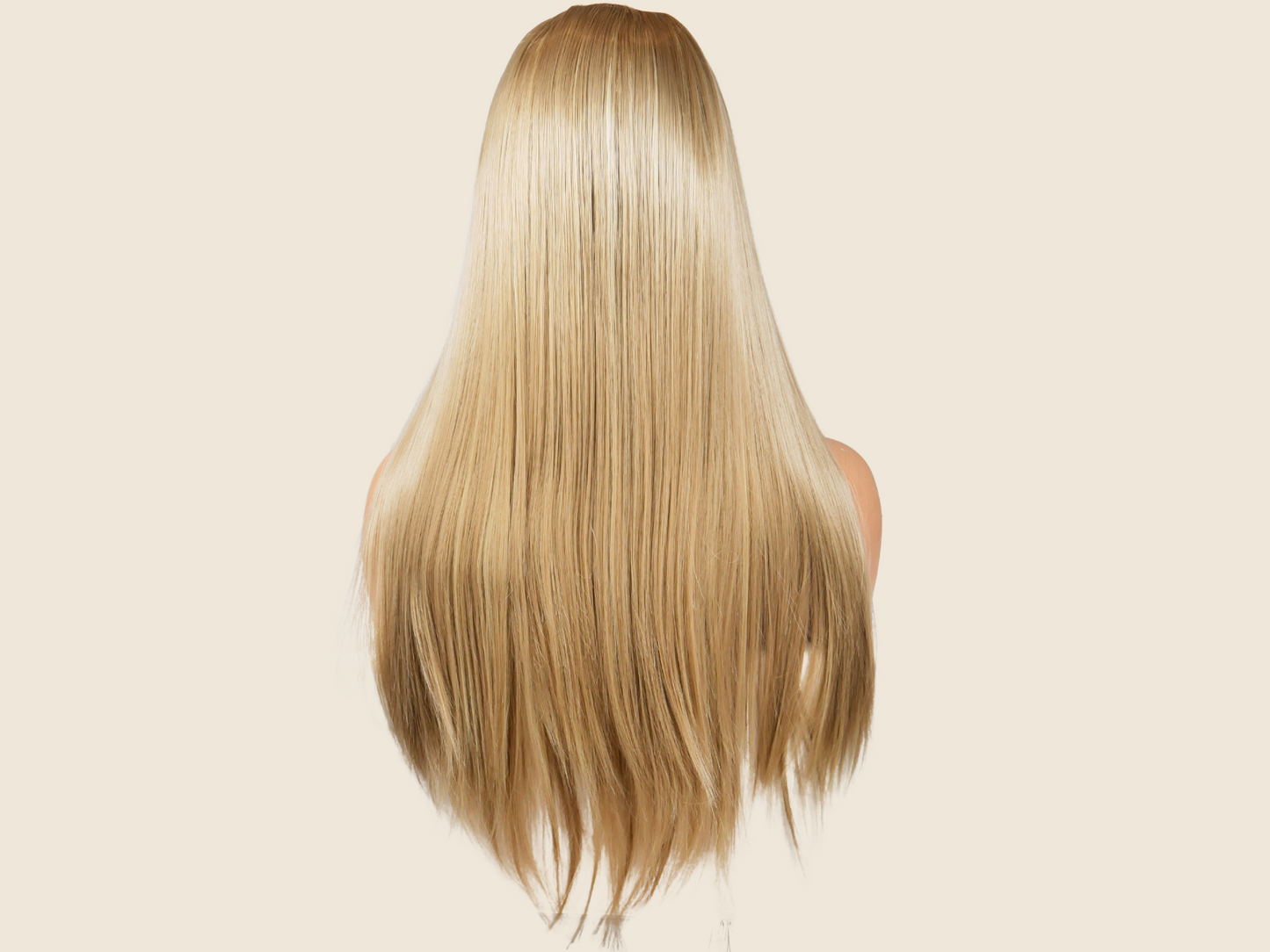 Blonde Long Straight Clip-in U-Part Hair Extensions