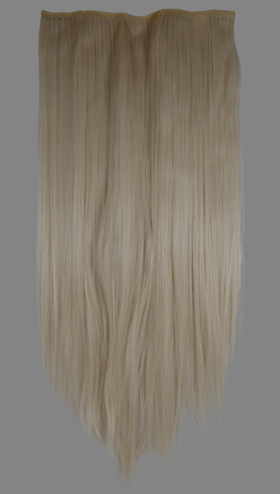 Platinum Blonde Long Straight Clip-in U-Part Hair Extensions