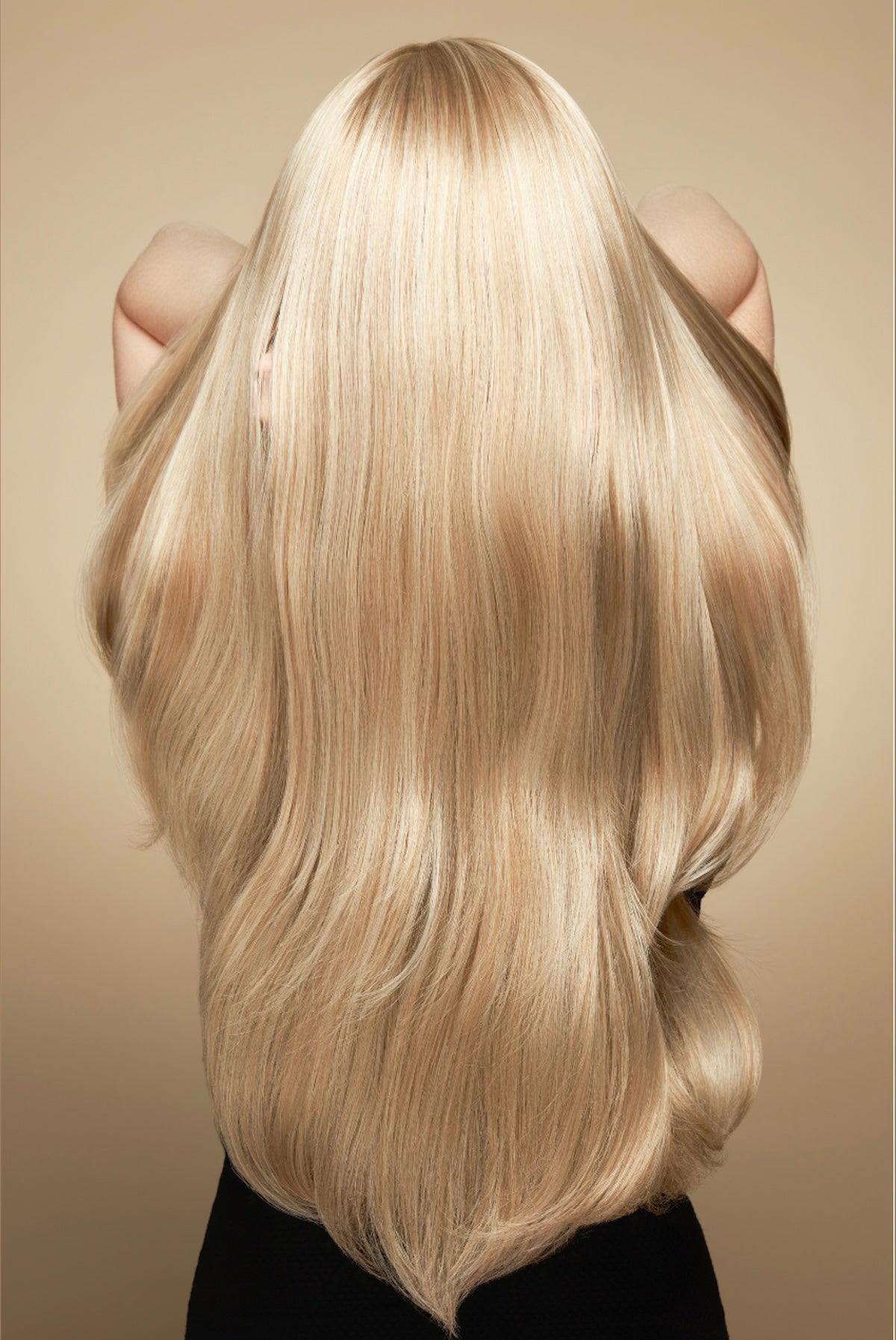 Blonde Long Straight Clip-in U-Part Hair Extensions
