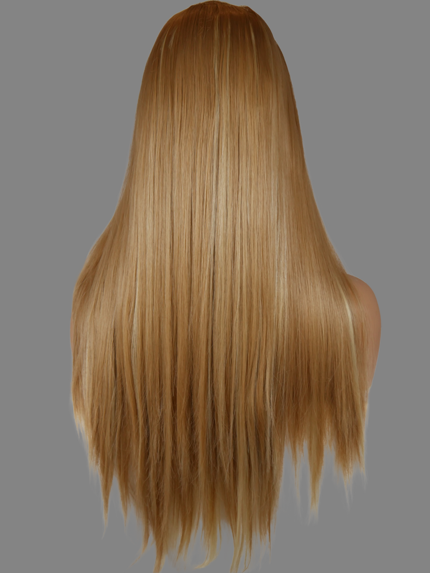 Golden Blonde Long Straight Clip-in U-Part Hair Extensions